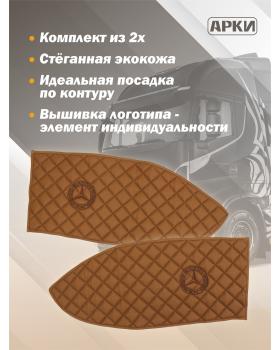 Накладки на дверные карты MERCEDES MPIII Коричневый Светлый (Fox)-foto2