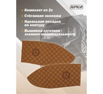 Накладки на дверные карты MERCEDES MPIII Коричневый Светлый (Fox)-foto2