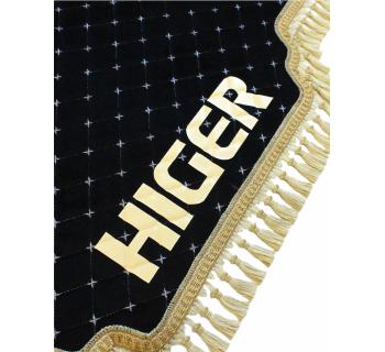 Ламбрекен лобового окна HIGER черный-бежевый-foto4