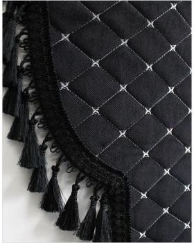 Ламбрекен и уголки Кабрио Черный, Черный-foto3