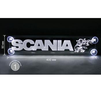 Светодиодная табличка SCANIA 400*90мм