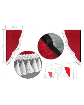 Комплект уголков 35*70см