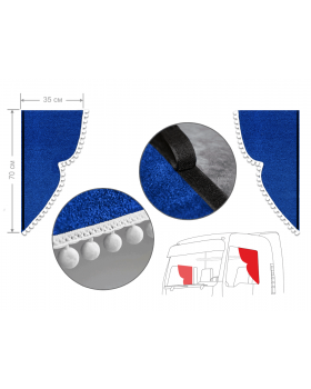 Комплект уголков 35*70см