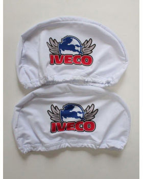 Комплект чехлов подголовников IVECO белый