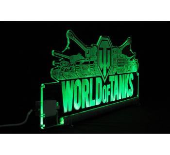Светодиодная табличка WORLD OF TANKS 590мм-foto4