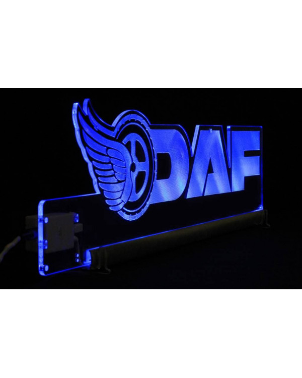 Светодиодная табличка DAF 760мм логотип