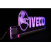 Светодиодная табличка IVECO 680мм логотип