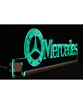 Светодиодная табличка MERCEDES 680мм-foto2