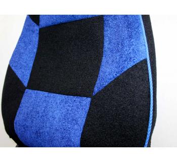 Чехлы VOLVO FH16 Шахмат астра синий-foto2