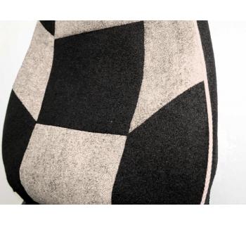 Чехлы VOLVO FH16 Шахматка Астра белый-foto2