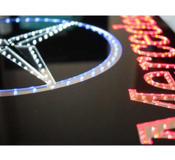 Панно светодиодное MERCEDES черный-foto2