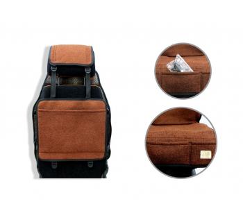 Накидка автомобильная Коричневая модель №19-foto2