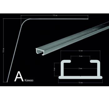 Направляющие со шторами из ткани скитлс (тип А)-foto4