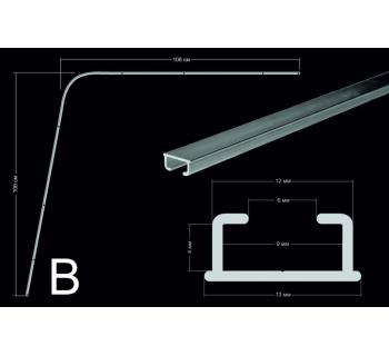 Направляющие со шторами из ткани скитлс (тип В)-foto4