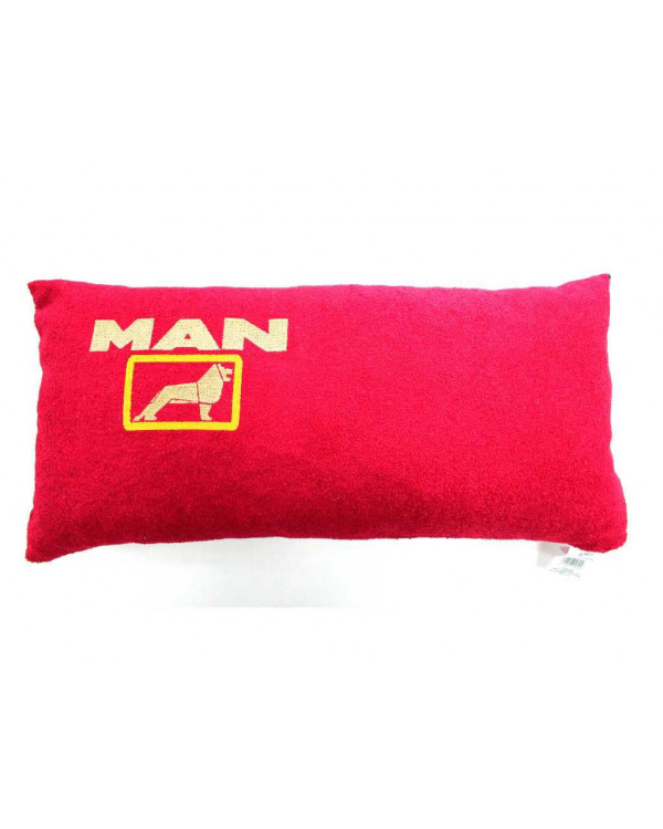 Подушка с наволочкой и вышивкой MAN