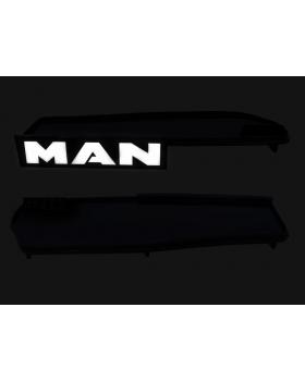 Полка в кабину MAN TGS (с подсветкой логотипа)-foto2
