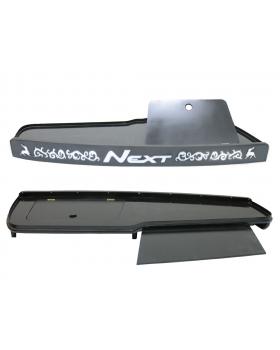 Полка в кабину ГАЗель NEXT (с люком + выдвижной стол)-foto2