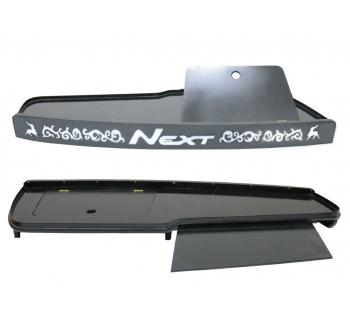 Полка в кабину ГАЗель NEXT (с люком + выдвижной стол)-foto2