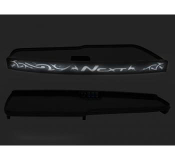 Полка в кабину ГАЗель NEXT (с подсветкой логотипа)-foto2