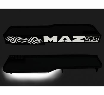 Полка в кабину МАЗ ЕВРО 2013 (с подсветкой салона и логотипа)-foto2