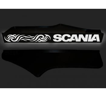 Полка в кабину SCANIA G400 2011 (с подсветкой логотипа)-foto2