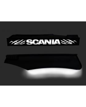 Полка в кабину SCANIA P340 (подсветка салона и логотипа)-foto2