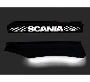 Полка в кабину SCANIA P340 (подсветка салона и логотипа)-foto2