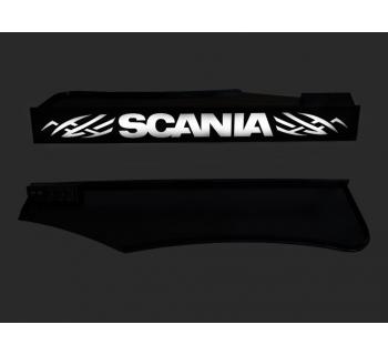 Полка в кабину SCANIA P340 (подсветка логотипа)-foto2