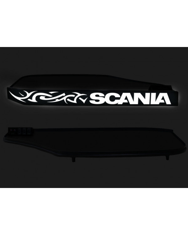 Полка в кабину SCANIA R380 (с подсветкой логотипа)