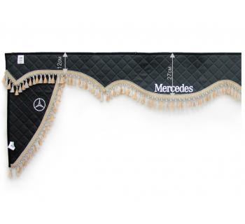 Комплект ламбрекен с уголками на Mercedes (широкие)-foto2