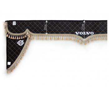Комплект ламбрекен с уголками на Volvo (широкие)-foto2