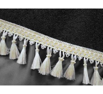 Шторы спального места из астры черно бежевый-foto2