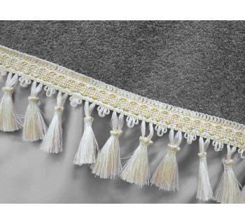 Шторы спального места из серой астры (150х130)-foto2