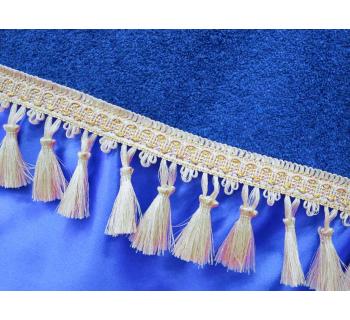 Шторы спального места из астры синий-беж.-foto2