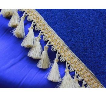 Шторы ночные лобового окна сине-бежевая-foto2