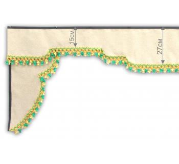 Комплект ламбрекен с уголками широкие астра фонарик-foto2