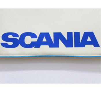 Комплект Ламбрекен лобового окна и уголки Scania (экокожа)-foto2