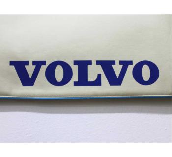 Комплект Ламбрекен лобового окна и уголки Volvo (экокожа)-foto2