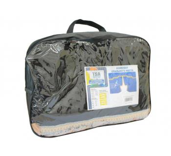 Комплект штор спального места с ламбрекеном -foto2