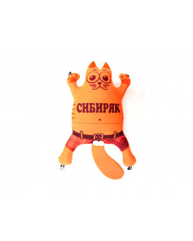 Игрушка Кот "Сибиряк" Оранжевый