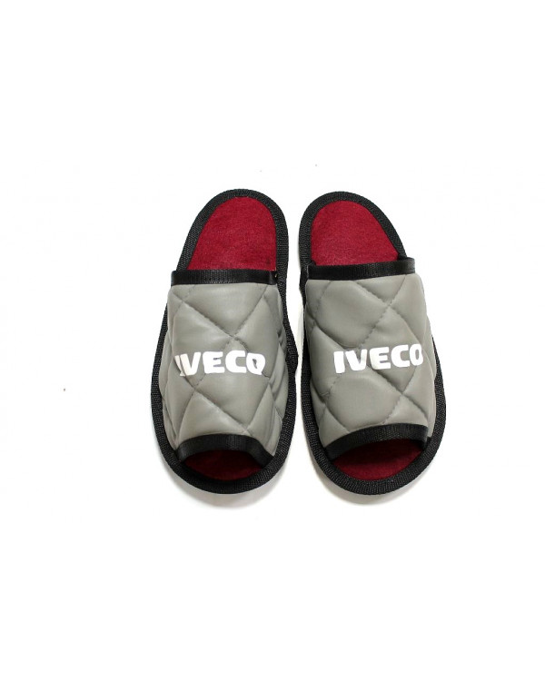 Тапочки экокожа IVECO (Серый)