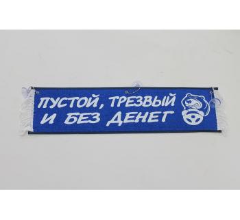 Вымпел "Пустой трезвый и без денег" (50 см)-foto4