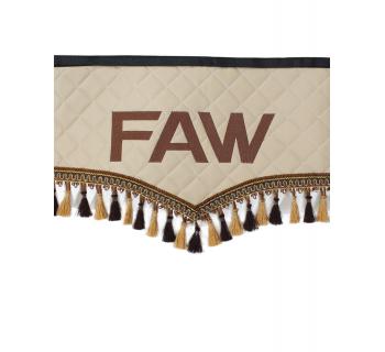 Ламбрекен и уголки из экокожи FAW Бежевый темный-foto2