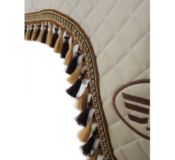 Ламбрекен и уголки из экокожи FAW Бежевый темный-foto3