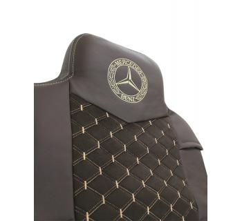 Чехлы MERCEDES Actros MP3 Rest Кабрио Экокожа вышивка -foto3