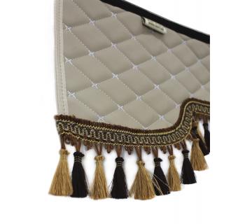 Ламбрекен и уголки из экокожи SITRAK Бежевый темный-foto2