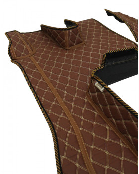 Ковры 3D в грузовик DONGFENG GX Коричневый Светлый -foto6