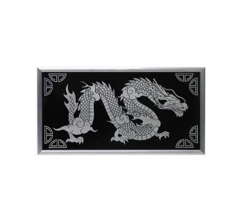 Панно в спальник Дракон Восточный Зеркало RGBW-foto2