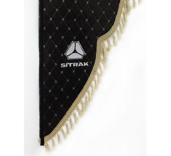 Ламбрекен и уголки SITRAK Кабрио Коричневый-foto3