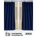Шторы лобового окна 90х270, вставки с гравировкой Синий Скандинавский